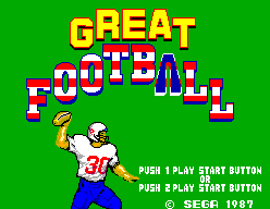 Great Football screenshot 4 for Sega Master System